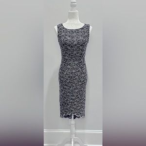 Black and silver dress